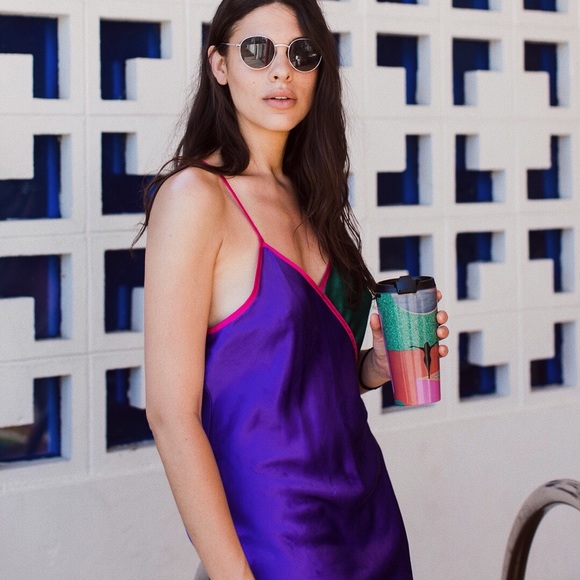 Vintage Colorful Slip Dress - Picture 6 of 6